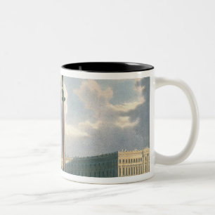 Die Alexander-Spalte und die Armee-Hauptsitze Zweifarbige Tasse