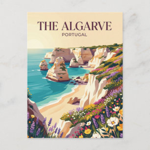 Die Algarve Portugal Postkarte
