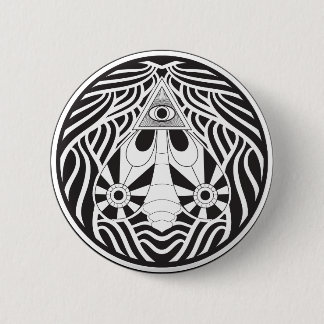 Die alle sehende Motte Button