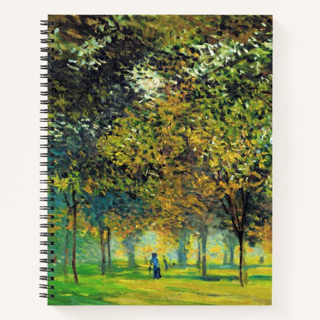 Die Allee du Champ de Foire Notizbuch (Vorderseite)