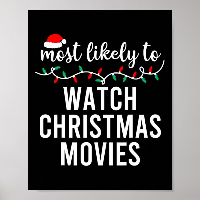 Die Allerwahrscheinlichsten Weihnachts-Pyjamas für Poster (Vorne)