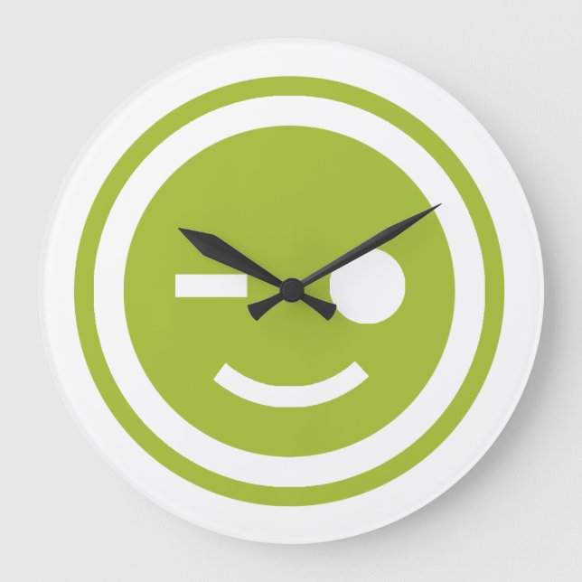 Die Alles-Gute-Dinge-Uhr Große Wanduhr (Vorderseite)