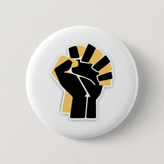 Die Alliierten der Black Community halten sich zus Button (Vorderseite)