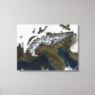 Die Alpen 2 Leinwanddruck