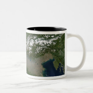 Die Alpen 2 Zweifarbige Tasse