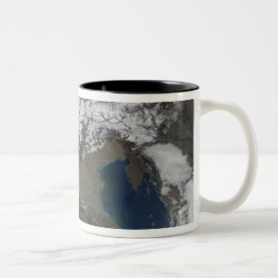 Die Alpen 3 Zweifarbige Tasse