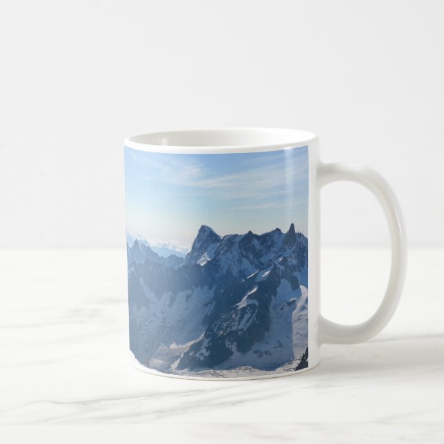 Die Alpen - ausgezeichnet! Kaffeetasse (Rechts)