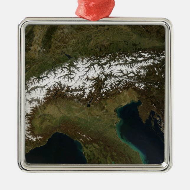Die Alpen Ornament Aus Metall (Vorne)