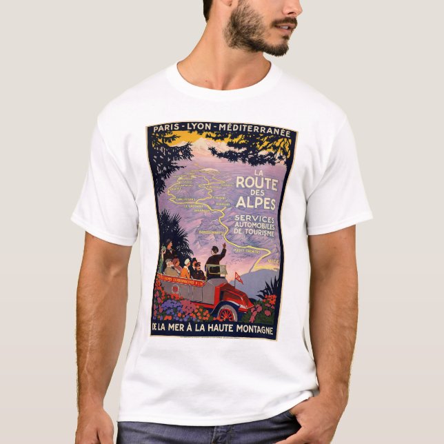 Die Alpenstraße T-Shirt (Vorderseite)