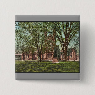 Die alte Bibliothek, Yale College seltene Photochr Button