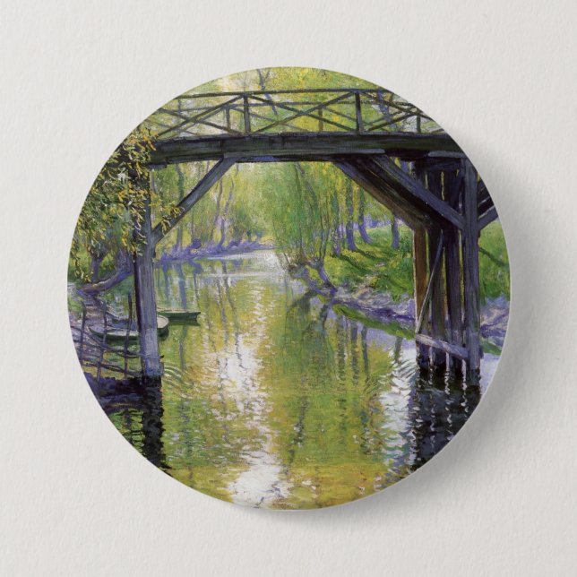 Die Alte Brücke (mit Typ Rose) Button (Vorderseite)