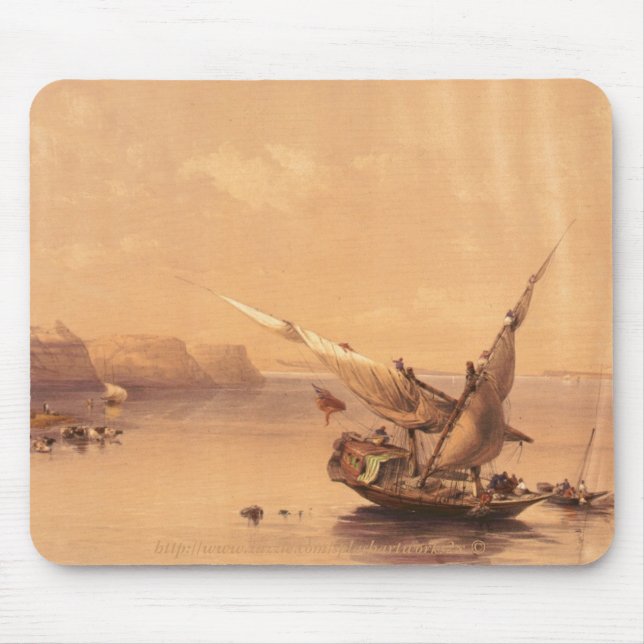 "Die alte Festung Ibrim Nubia - Mousepad" Mousepad (Vorne)