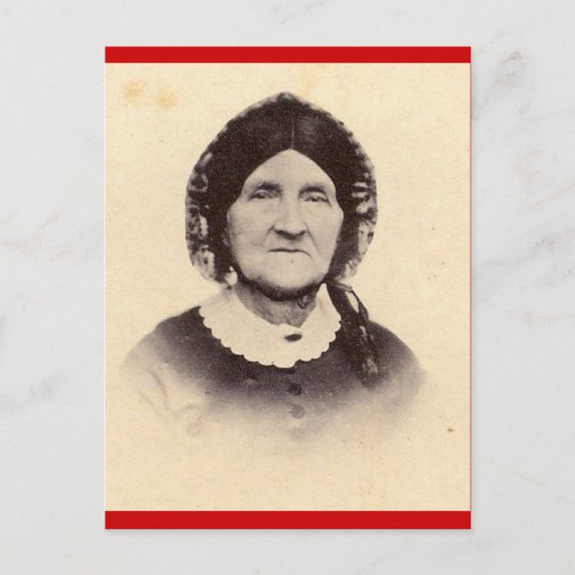 Die alte Frauenkarte Postkarte (Vorderseite)