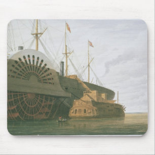 Die alte Fregatte HMS Agamemnon mit ihrem Gewicht Mousepad