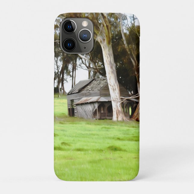 Die alte Holzhütte Case-Mate iPhone Hülle (Rückseite)