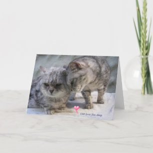 Die alte Liebe liegt tief...... Karte