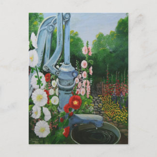 Die alte Pumpe Postkarte