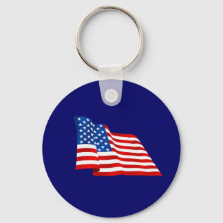 Die alte Ruhmesflagge der USA unter den Staaten Schlüsselanhänger