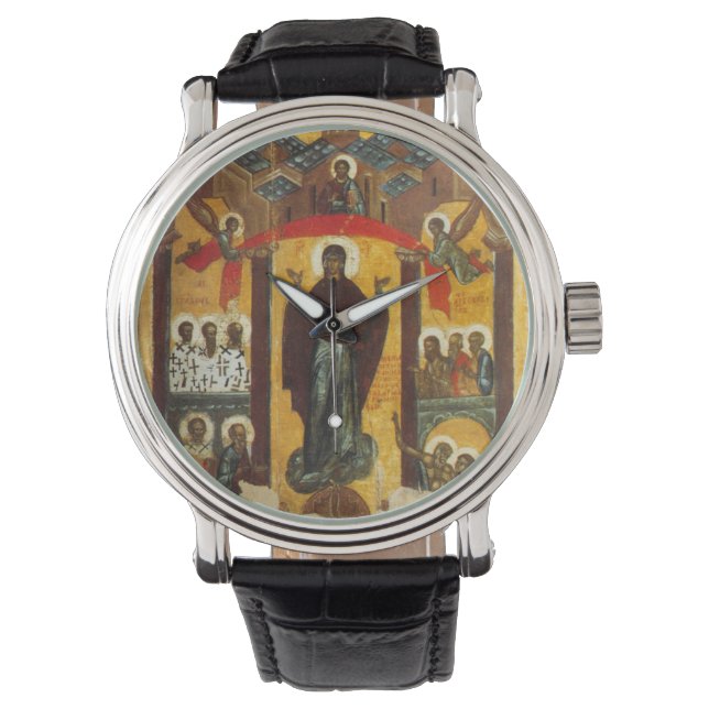 Die alte russische Ikone Armbanduhr (Vorderseite)