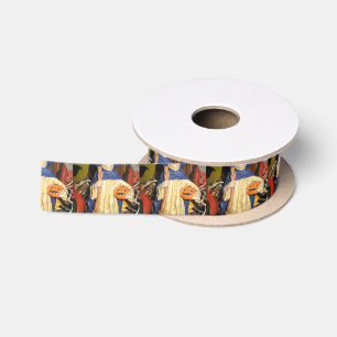 Die alte verwitterte Hexe Satinband