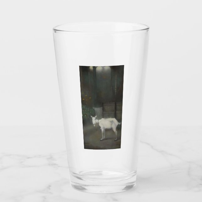 Die alte Ziege (von Jan Mankes) Glas (Vorderseite)