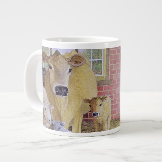 Die alten Tage Jumbo-Tasse (Vorderseite Links)