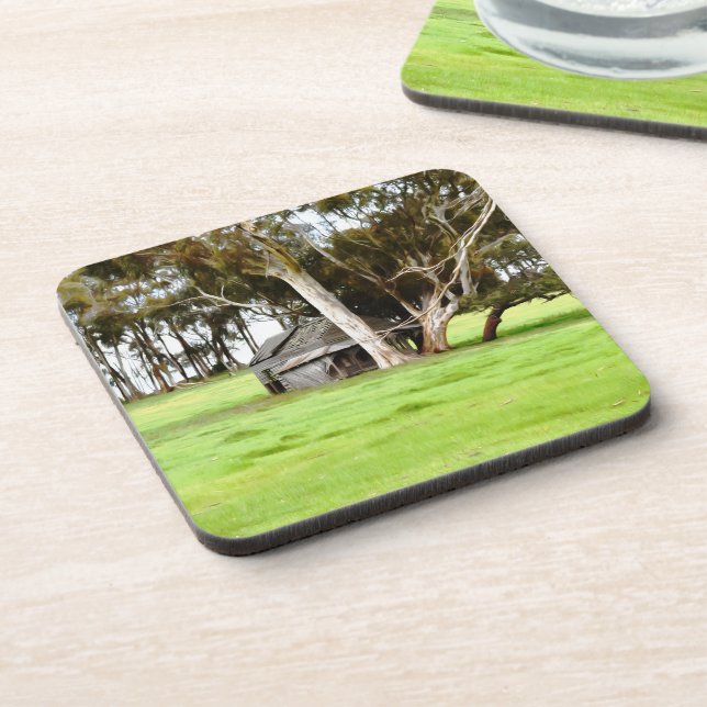 Die alten Untersetzer aus Holz (Linke Seite)