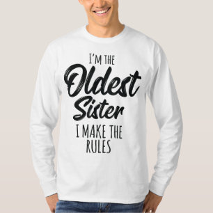 Die älteste Schwester, die ich mache, macht es lus T-Shirt