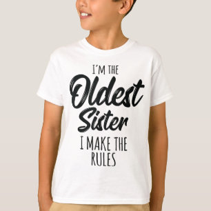 Die älteste Schwester, die ich mache, macht es lus T-Shirt