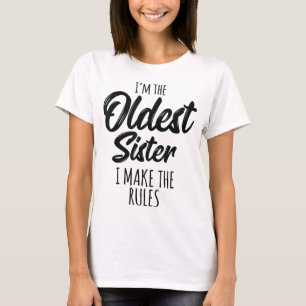 Die älteste Schwester, die ich mache, macht es lus T-Shirt