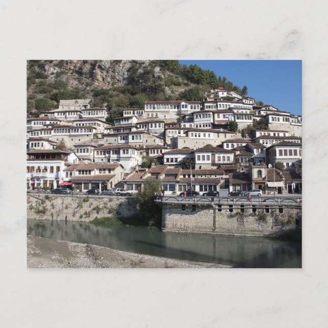 Die Altstadt von Berat, Albanien Postkarte (Vorderseite)