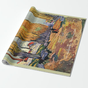 die Alyscamps von Van Gogh. Vintage Herbst, Herbst Geschenkpapier