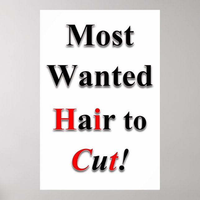 Die am meisten Gewollt Haare zu schneiden Schönhei Poster (Vorne)