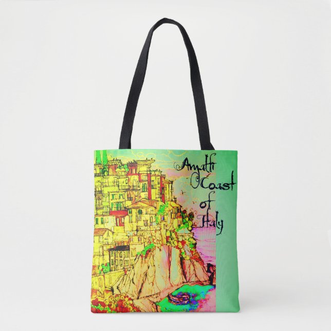 Die Amalfi-Küste der Italien-Taschen-Tasche durch Tasche (Vorderseite)
