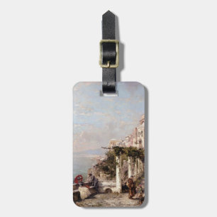 Die Amalfi-Küste durch Franz Richard Unterberger Gepäckanhänger