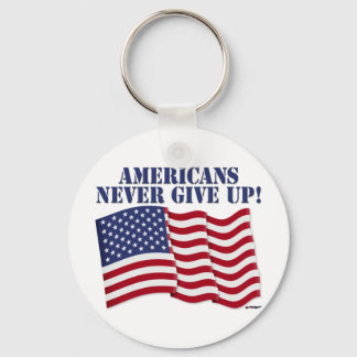 DIE AMERIKANER GEBEN NIE AUF! SCHLÜSSELANHÄNGER