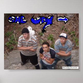 Die Amerikaner Teenage Punk Band Poster