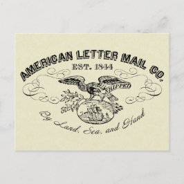 Die amerikanische Briefpostkarte Postkarte