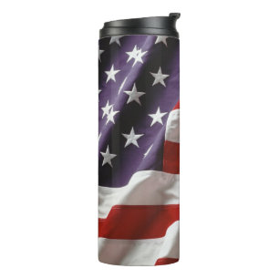 Die amerikanische Flagge - alter Ruhm Thermosbecher