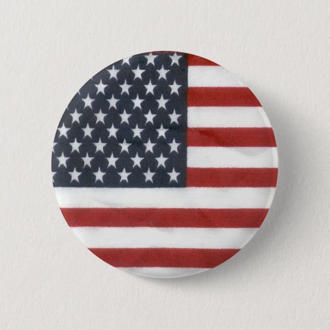 Die amerikanische Flagge Button (Vorderseite)