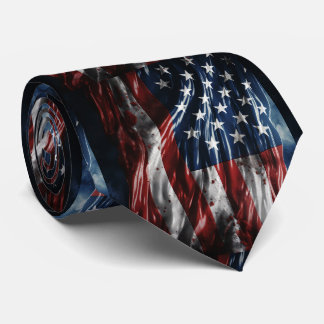 Die amerikanische Flagge; die US Flagge Krawatte