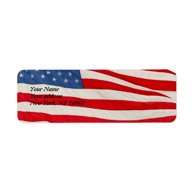 Die amerikanische Flagge, die USA (Vorne)