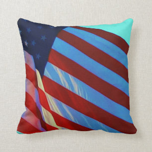 Die amerikanische Flagge Kissen