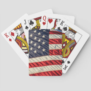 Die amerikanische Flagge Spielkarten