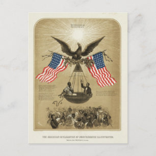 Die Amerikanische Unabhängigkeitserklärung von 186 Postkarte