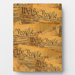Die amerikanische Verfassung Fotoplatte