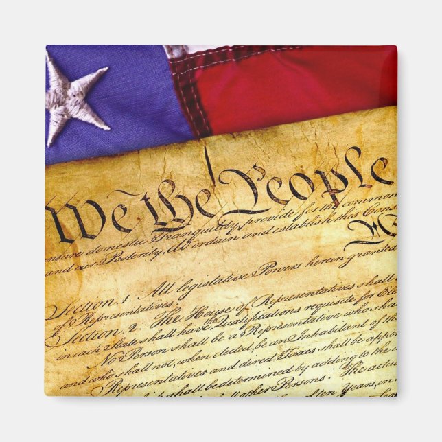 Die amerikanische Verfassung Magnet (Vorne)