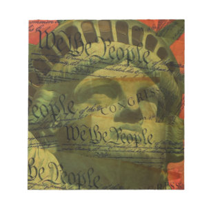 Die amerikanische Verfassung Notizblock