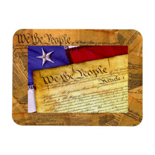 Die amerikanische Verfassung Wir Menschen Magnet