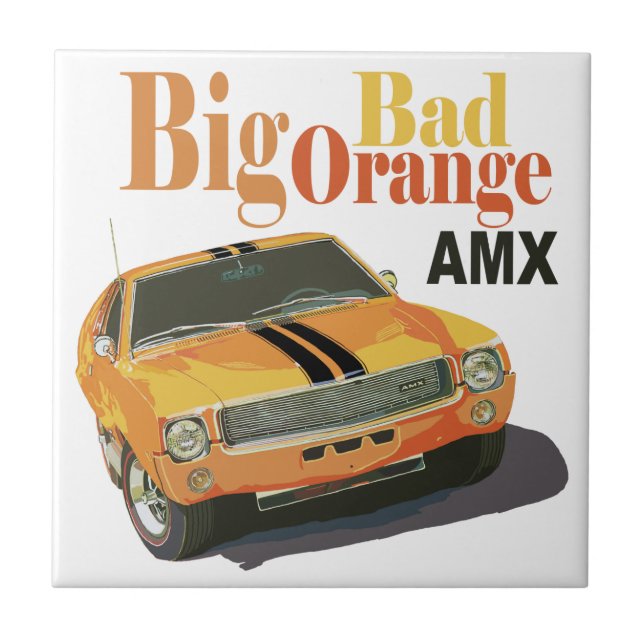 Die amerikanischen Motoren AMX von 1969 Fliese (Vorderseite)